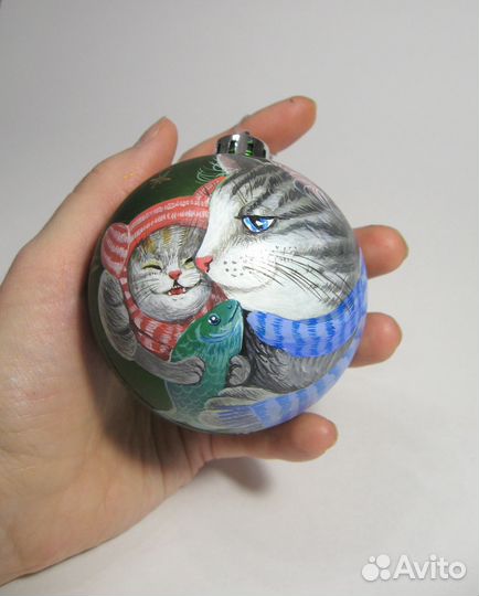 Новогодние шары ручной работы