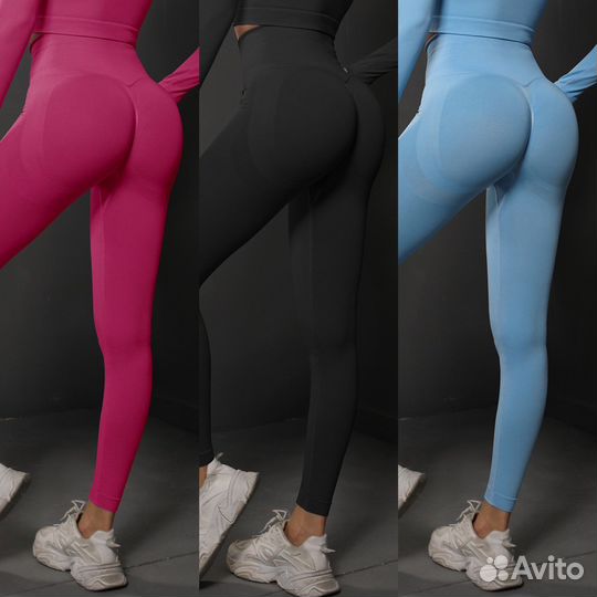 Лосины тайтсы леггинсы утягивающие пуш ап