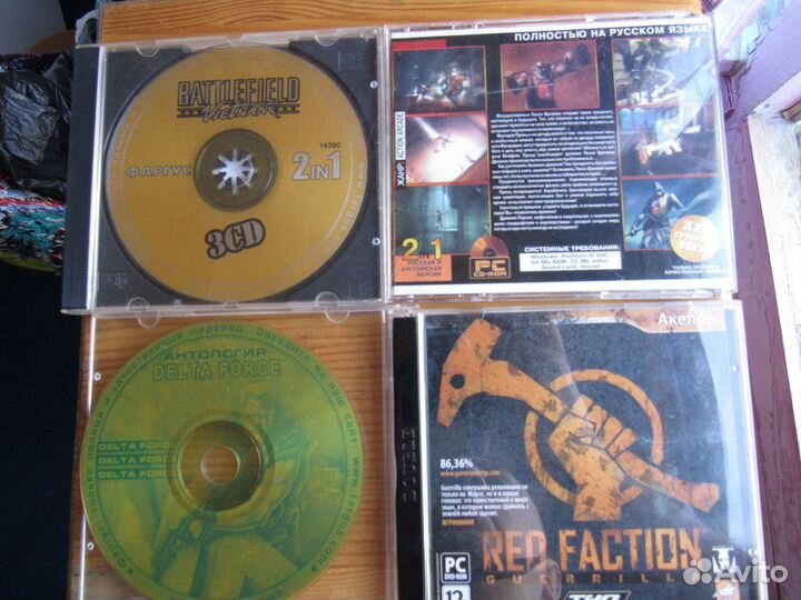 Компьютерные раритетные игры на дисках для пк