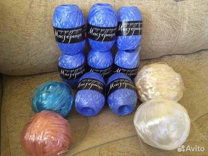 Нить для вязания мочалок