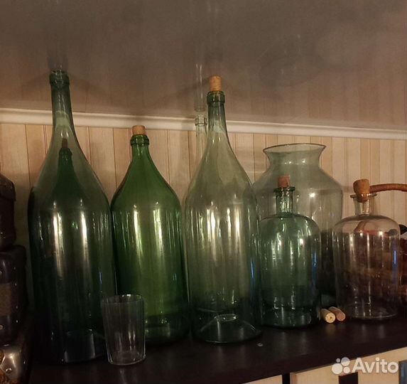 Бутыль стеклянная 34 литра