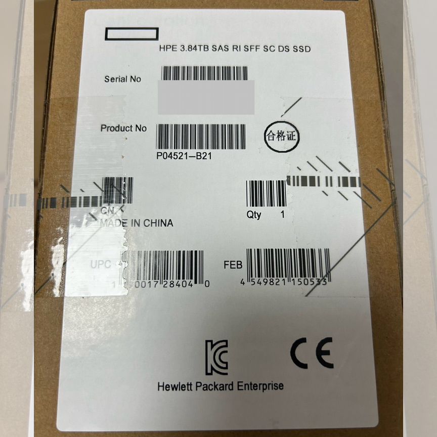 [P04521-B21] Жесткий Диск Hp 3.84tb Sasg9 G10