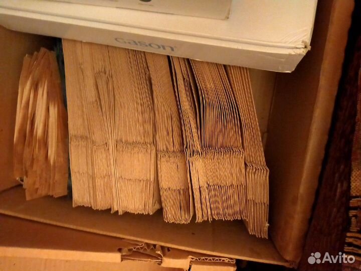 Крафт пакет с окном с прямоугольным дном