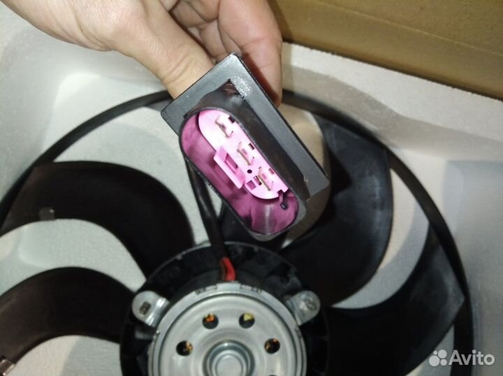 Вентилятор охлаждения двигателя Polo Sedan