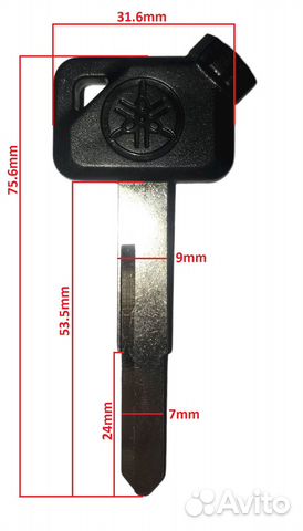 Заготовка ключа для Yamaha FRM-07102