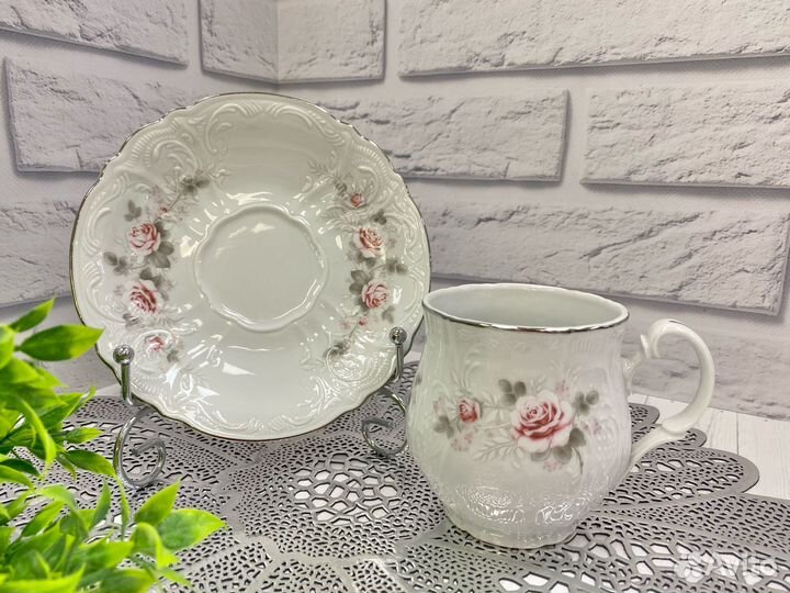 Чашка с блюдцем 