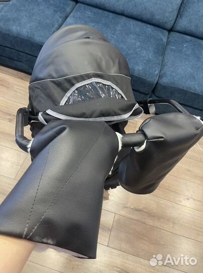 Санки deluxe чёрные