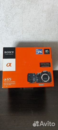 Фотоаппарат sony alpha 65