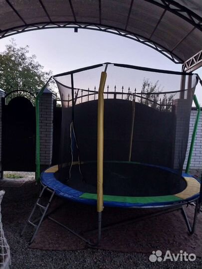 Детский батут с сеткой бу