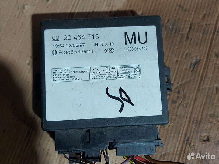 Блок комфорта для opel vectra b