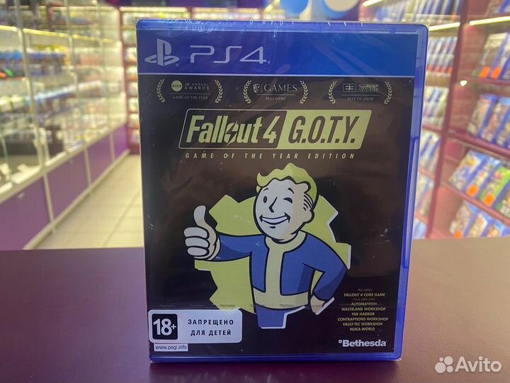 Диск PS4 Fallout 4 goty (ENG) Новый