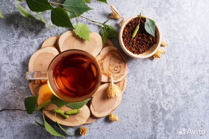 Чага с ягелем и шиповником