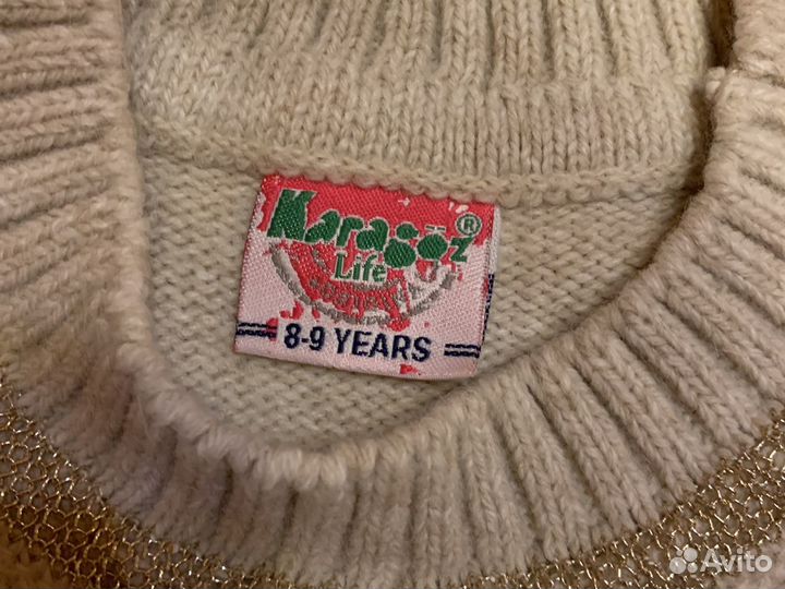 Свитер теплый удлиненный