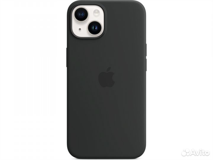 Клип-кейс iPhone 14 Silicone Case Soft Touch Черны