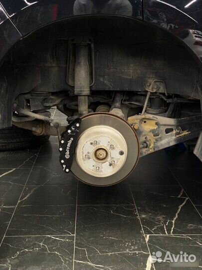 Накладки на суппорта Brembo черные для Acura RDX