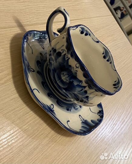 Чайная пара гжель