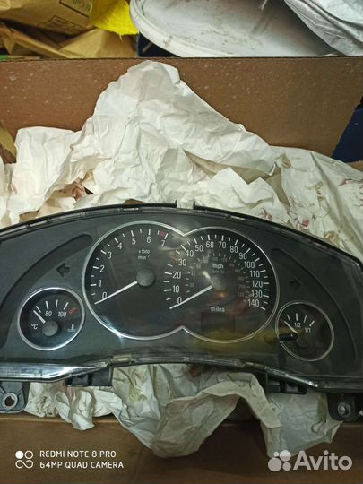 Приборная панель Meriva 1.4