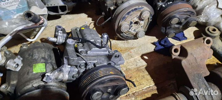 Компрессор, радиатор, трубки кондиционера мазда 3