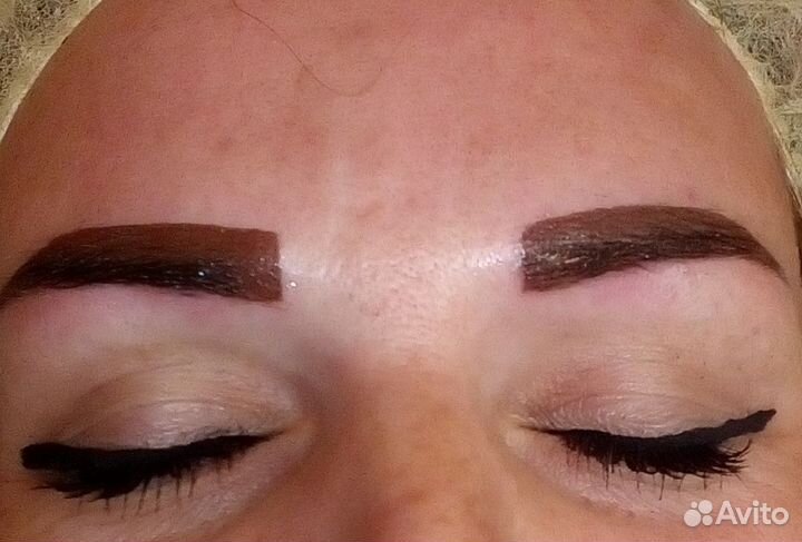 Пудровые брови,микроблейдинг,татуаж