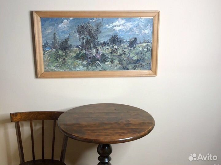 Картина В. Маслов «Моя деревня» 1998 г