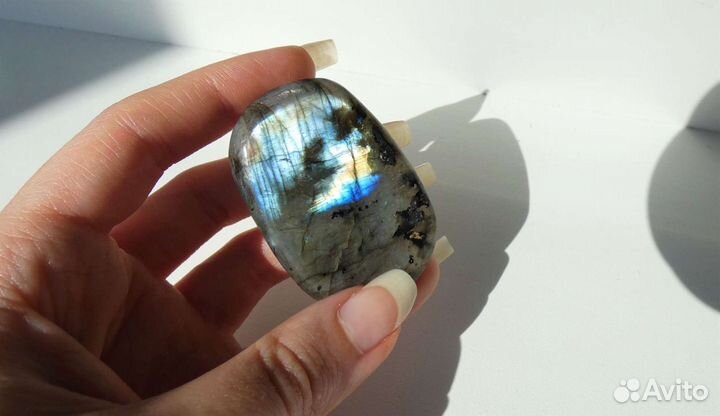 Натуральный камень Лабрадор галтовка