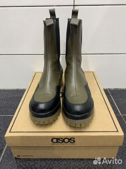 Ботинки демисезонные кожаные ASOS (41 рр)