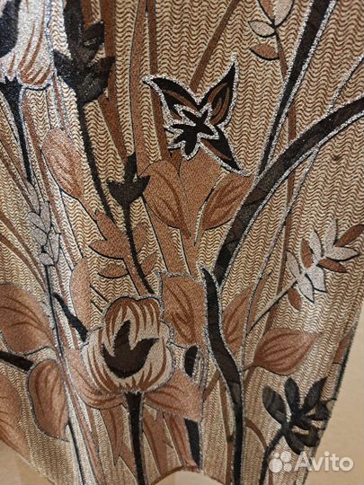 Палантин новый с норкой Греция