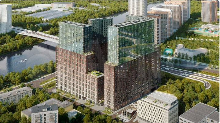 2-к. квартира, 45,5 м², 13/33 эт.