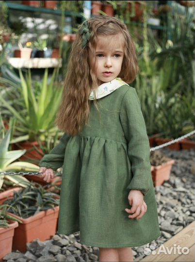 Платье льняное