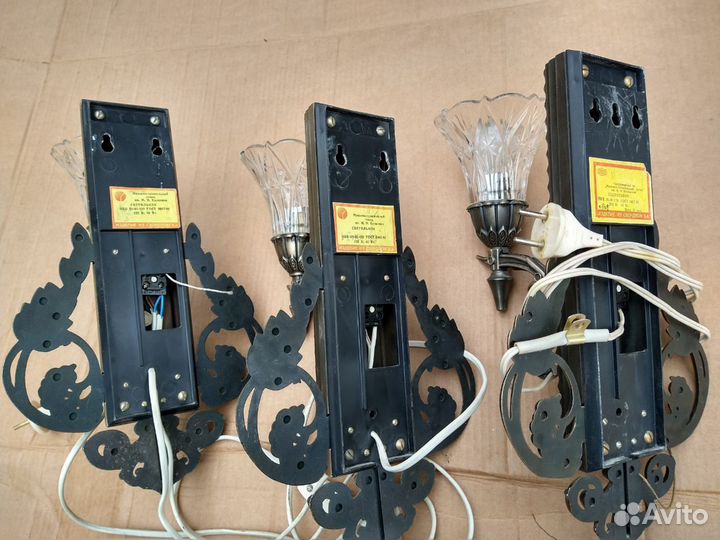 Настенный светильник бра СССР рябинушка