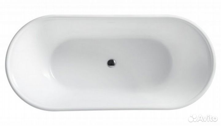 Ванна отдельностоящая акриловая BelBagno BB402, размер 170х79х60 см