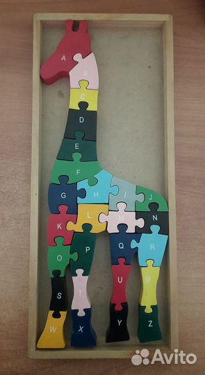 Деревянные пазлы (развивающая игра)