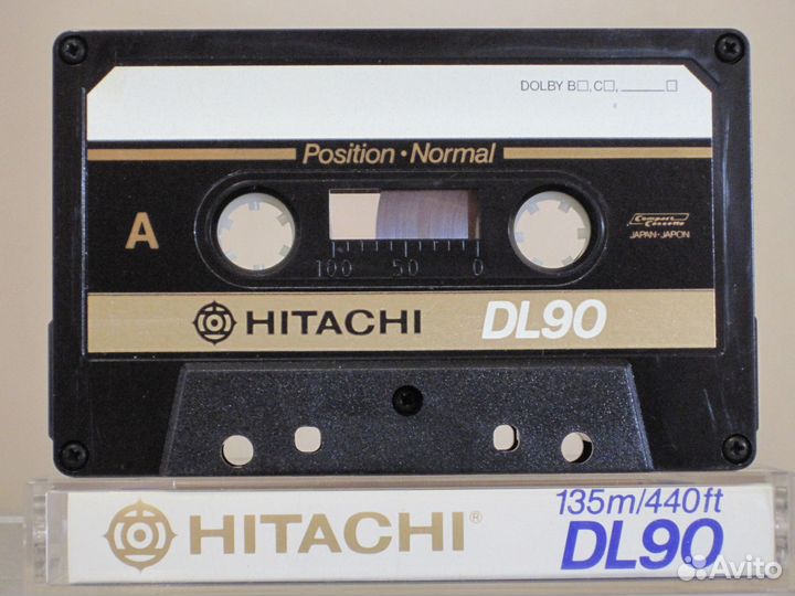 Кассета Hitachi DL90 (1982) EUR