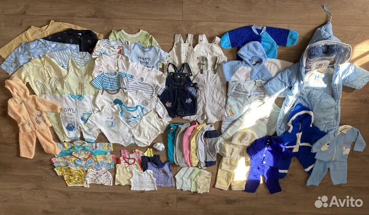 Одежда пакетом для новорожденного мальчика