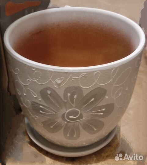 Новый керамический горшок