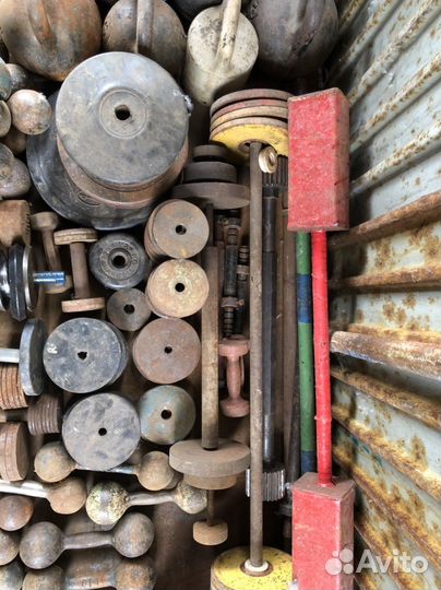 Гантели, гири, штанги