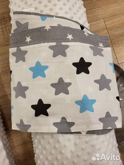 Подушка для беременных плюш U wowsleep