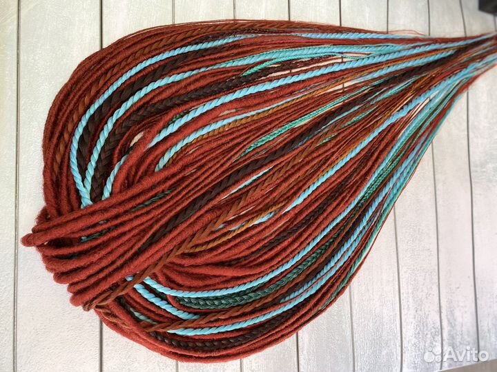 Де дреды микс гладкие софты, де косы