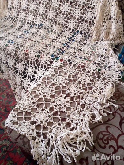 Покрывало вязаное крючком