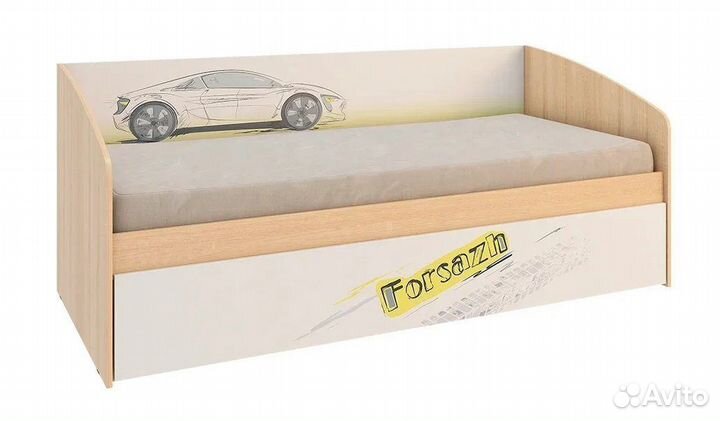 Кровать детская с ящиком новая