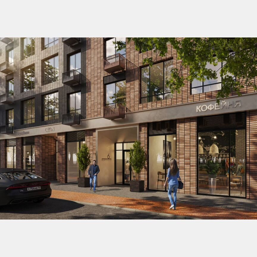 2-к. квартира, 55 м², 8/17 эт.