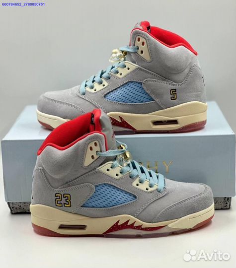 Кроссовки Trophy Room x Air Jordan 5 (Арт.37977)