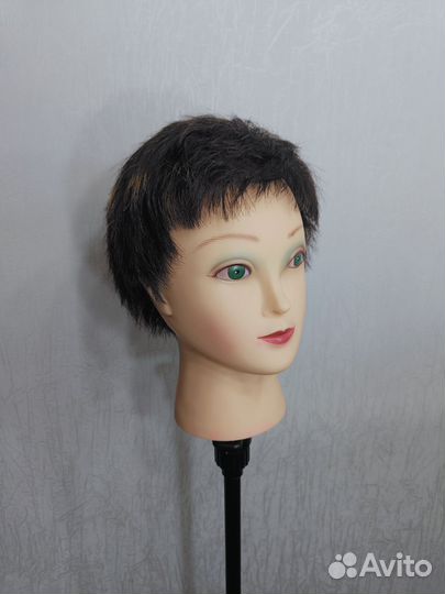 Голова манекен натуральные волосы