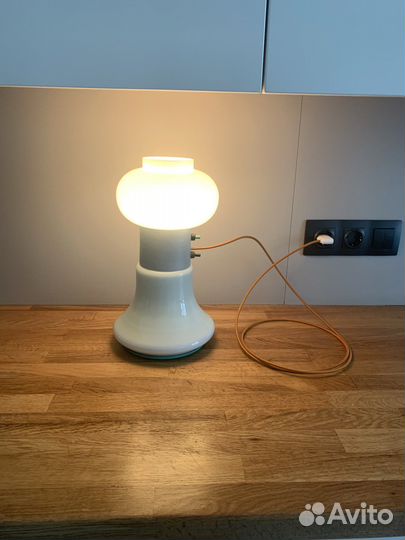 Настольная лампа винтаж СССР стекло