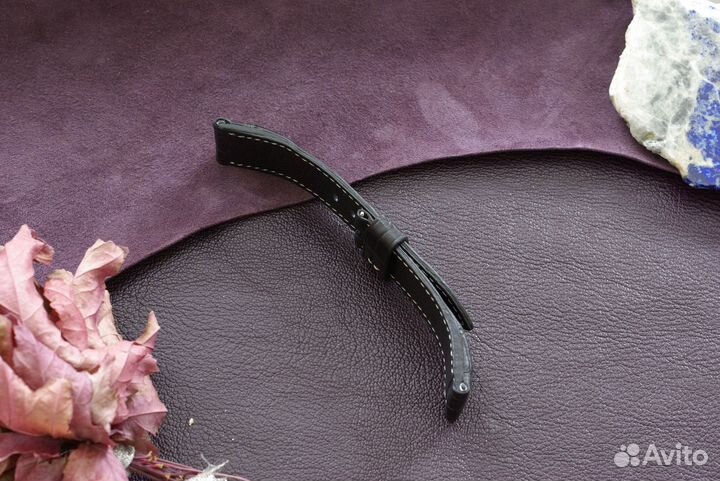 Ремешок для часов из крокодила. 24*22 мм. Handmade