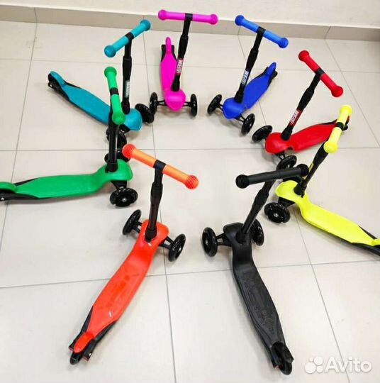 Самокат детский трехколесный Дерзкий