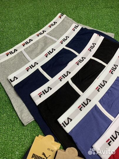 Трусы мужские боксеры fila