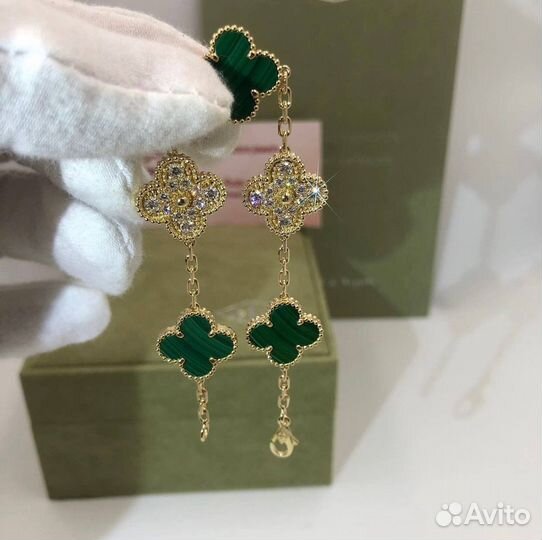 Золотой браслет Van Cleef 17.7 гр 0.95 ct