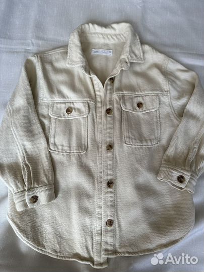 Куртка рубашка zara для девочки 122