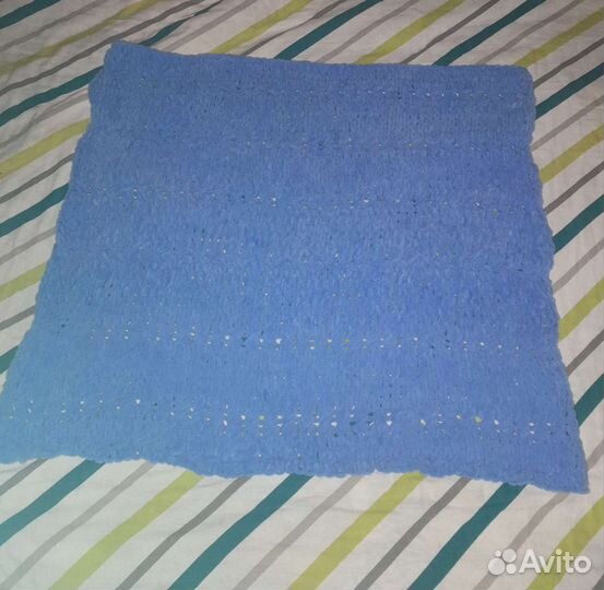 Плед детский вязаный ручная работа